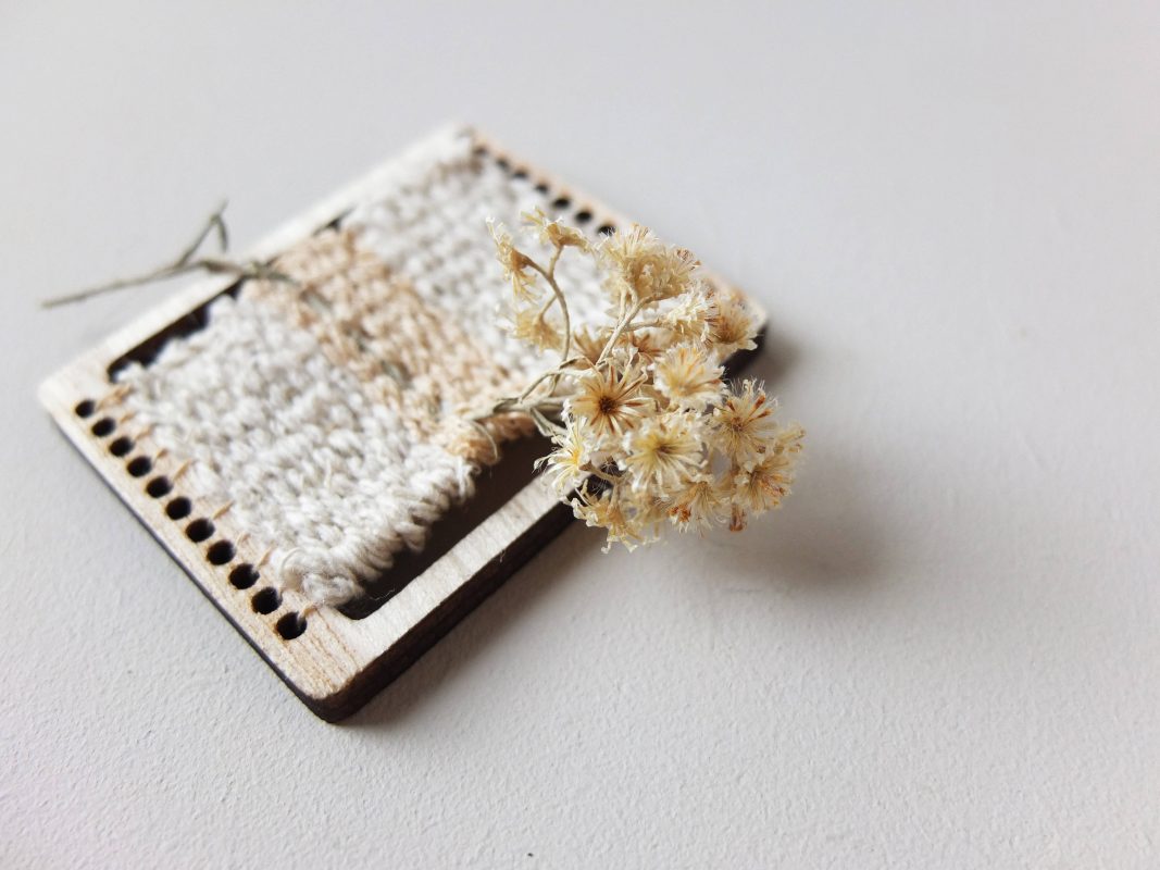 Linen & Silk South African Floral Brooch