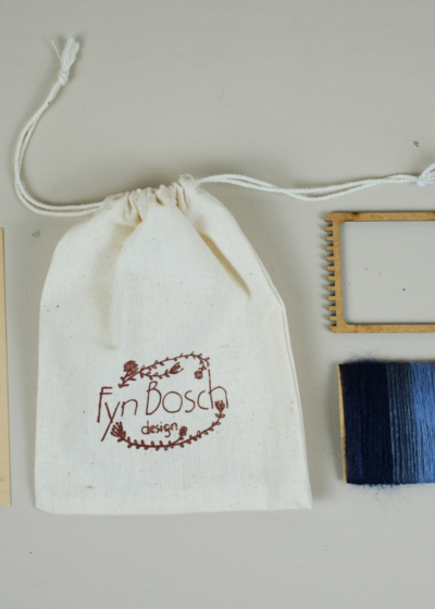 Alternative view of Gentiana Blue DIY weaving kit small