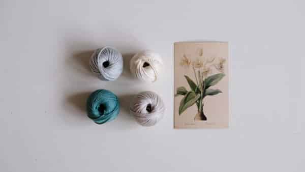 lily white diy yarn kit