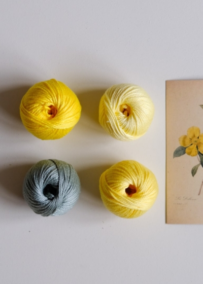 Dillenia Scandens Yellow DIY Cotton Yarn Bundle