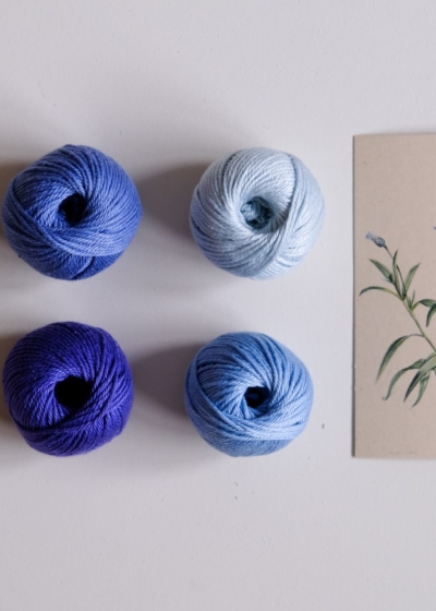 cornflower blue diy kit cotton