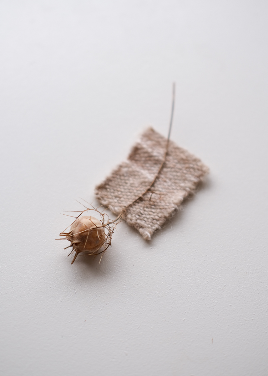 Miniature Artwork Weaving -Nigella, Silk & Cashmere - Image 4