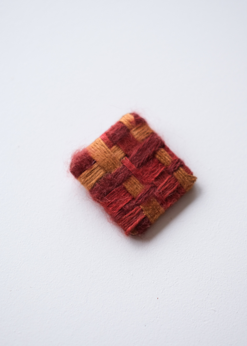 Miniature Artwork Tonal Tile 6 - Bamboo, Linen & Mohair